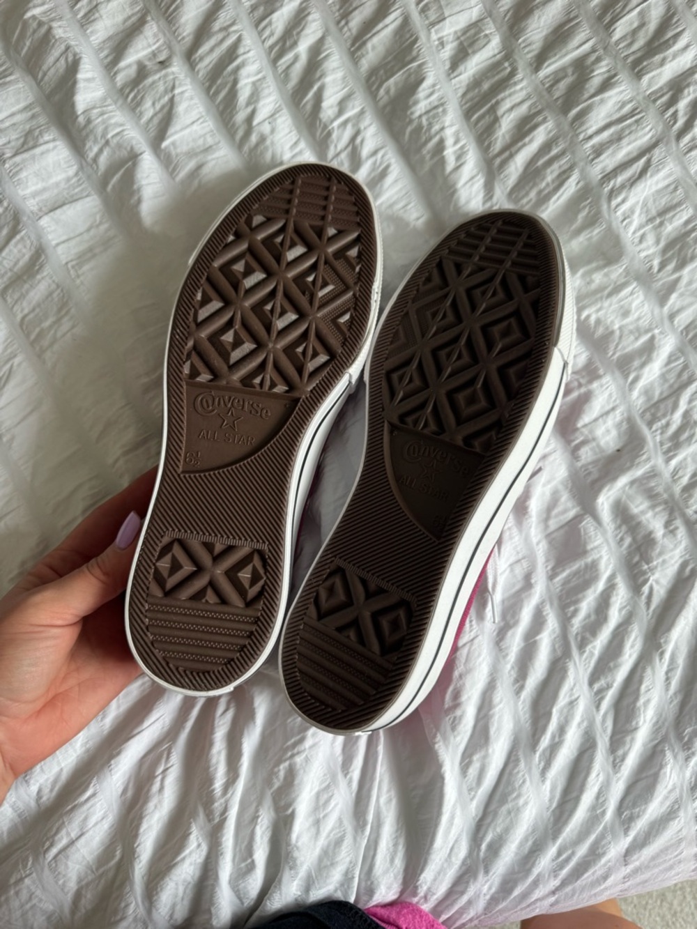 Converse Chuck Taylor Low Top Sneakers - Rose Pink Canvas - Picture 5 of 5